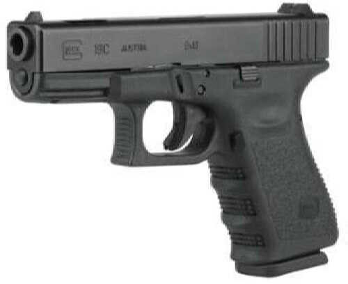 Glock 19C 9mm Luger, Fixed Sights, 4" Barrel, Compensated, 2 10 Capacity Magazines Pistol PI1959201